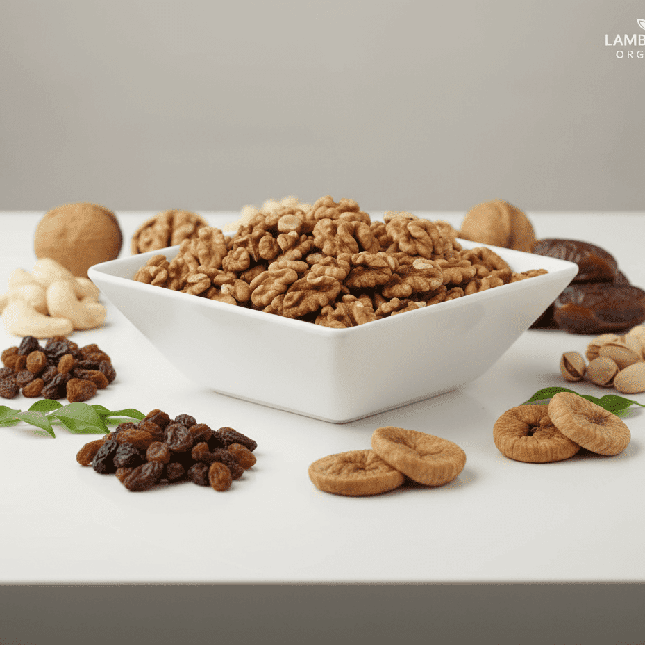 Walnuts Dry Fruit Lambodara Organics