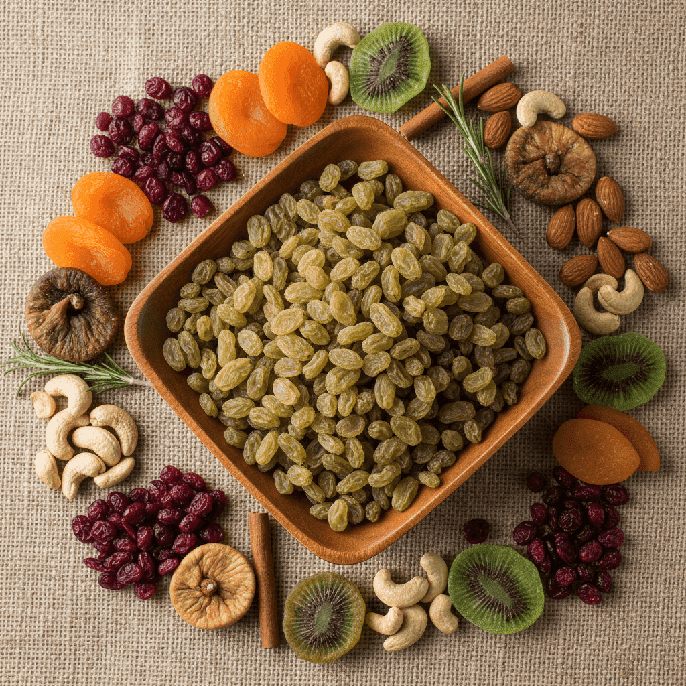 Yellow Raisins Dried Lambodara Organics